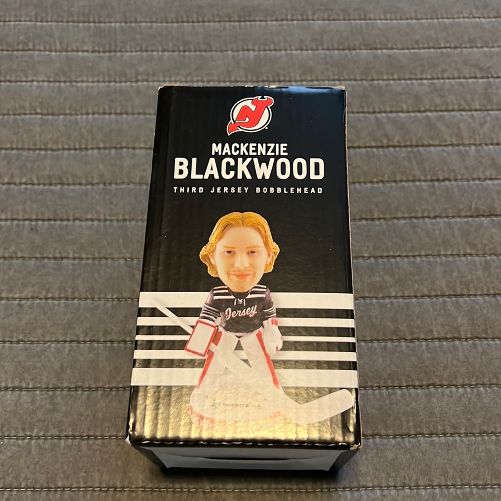 Mackenzie Blackwood 3rd Jersey Bobblehead